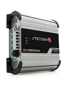 Stetsom EX3500EQ - 1 Channel 4000 Watts RMS  1 Ohm Car Amplifier