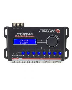 Processador de Audio Digital Stetsom STX2848 - 8 Vias - Crossover Dinâmico e Equalizador 15 Bandas