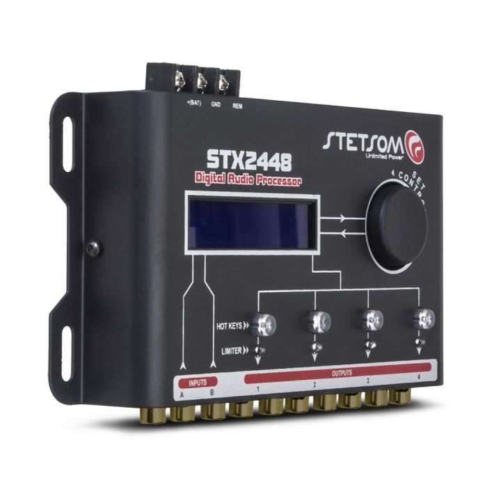 Incarijk Elektrisch Kritiek Stetsom STX2448 - 4 Way - Dynamic Crossover and Equalizer 15 Band Sound  Processor | Car Audio BR