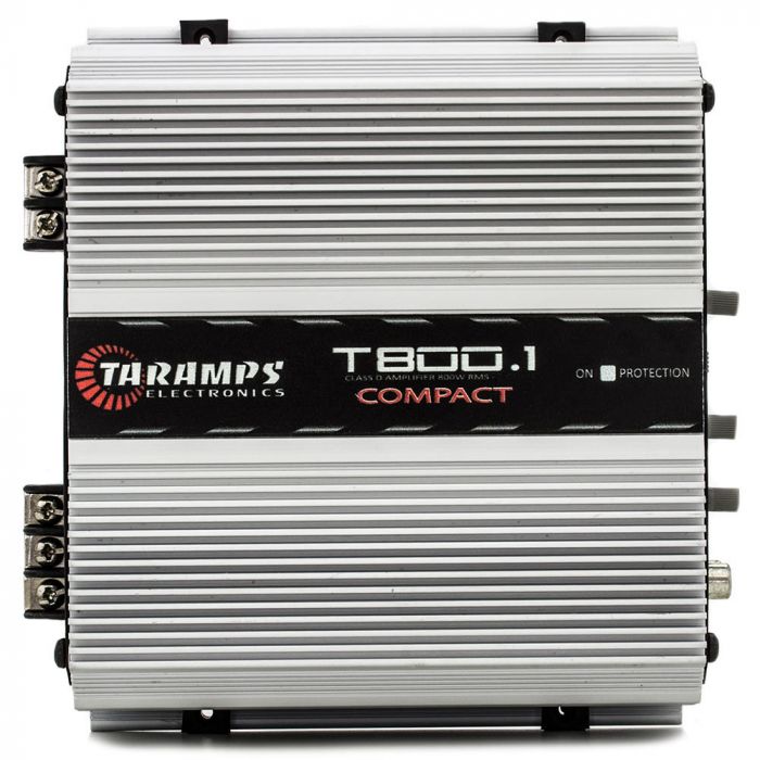 Taramps T 800.1 Compact - 1 Channel 800 Watts RMS 4 Ohm Car Amplifier
